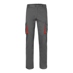 VL FIDES Pantalon stretch bicolore, multipoches (240g/m²), en coton (46%), EME (38%) et polyester (16%) 