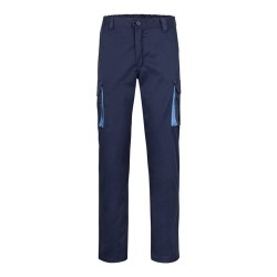 VL FIDES Pantalon stretch bicolore, multipoches (240g/m²), en coton (46%), EME (38%) et polyester (16%) 