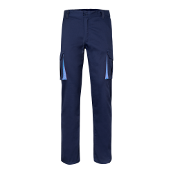 VL FIDES Pantalon stretch bicolore, multipoches (240g/m²), en coton (46%), EME (38%) et polyester (16%) 