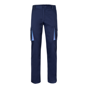 VL FIDES Pantalon stretch bicolore, multipoches (240g/m²), en coton (46%), EME (38%) et polyester (16%) 