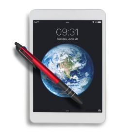 Stylo/stylet tricouleurs 