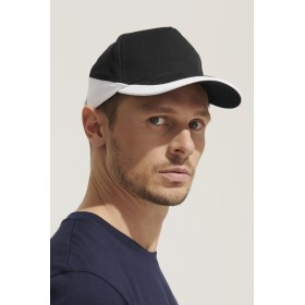 Casquette Bicolore 5 Panneaux Booster 