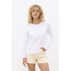 Tee-Shirt Femme Col Rond Manches Longues Monarch Women 
