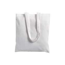 Tote bag en coton/poliéster recyclé180 g/m2, anses longues et soufflet 