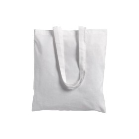 Sac shopping en coton 180 g/m2 avec anses longues et soufflet 