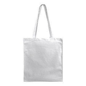 Sac shopping en coton 180 g/m2 avec anses longues et soufflet 