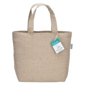 Tote bag en coton recyclé 150 g/m2 avec anses courtes 