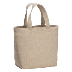 Tote bag en coton recyclé 150 g/m2 avec anses courtes 