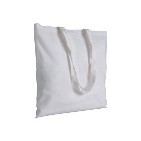 Tote bag en coton/polyester reyclé 180 g/m2, anses longues 