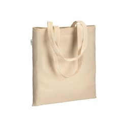 Tote bag en coton biologique 220 g/m2, anses longues 