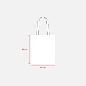 Tote bag Made in Italy en coton 240 g/m2 