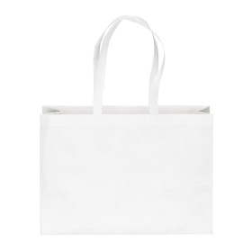 Sac de shopping en PET recyclé de 100 g/m2 (TNT R-PET) thermosoudé 