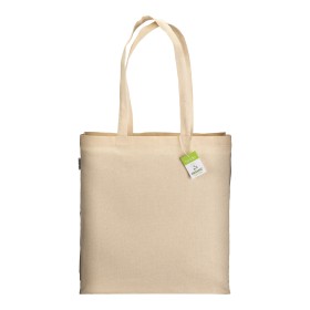 Tote bag en coton biologique 220 g/m2, avec anses longues et soufflet 