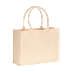 Sac de shopping en coton recyclé laminé de 300 g/m2 