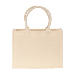 Sac de shopping en coton recyclé laminé de 300 g/m2 