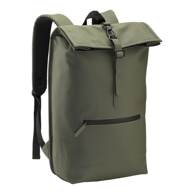 Sac à dos porte PC (15") en PU recyclé souple résistant à l'eau 