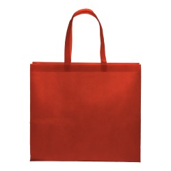 Tote bag thermosoudé en R-pet  80 g/ m2 avec soufflet 