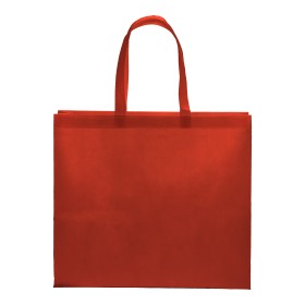 Tote bag thermosoudé en R-pet  80 g/ m2 avec soufflet 
