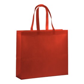 Tote bag thermosoudé en R-pet  80 g/ m2 avec soufflet 