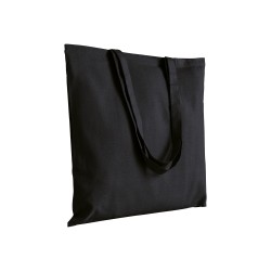 Tote bag en coton recyclé 120 g/m2, anses longues 