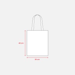 Tote bag thermosoudé en R-pet 70 g/m2 
