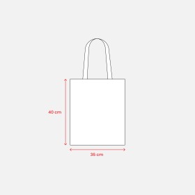 Tote bag thermosoudé en R-pet 70 g/m2 