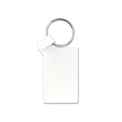 Porte Cles Plastique Souple Carte 53X33 Mm (Anneau 25 Mm) 