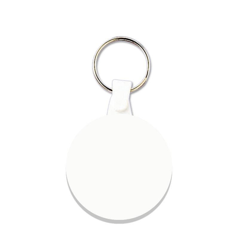 Porte Cles Plastique Souple Rond Ø41 Mm (Anneau 25 Mm) 