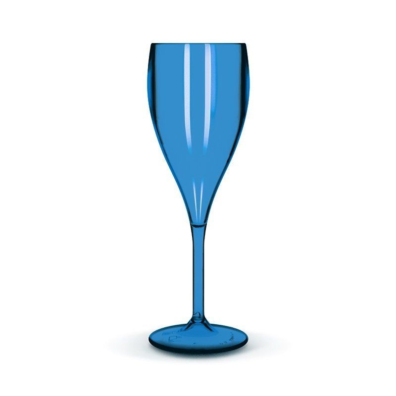 Flute A Champagne En Plastique Reutilisable Tritan 16 Cl Ras Bord 