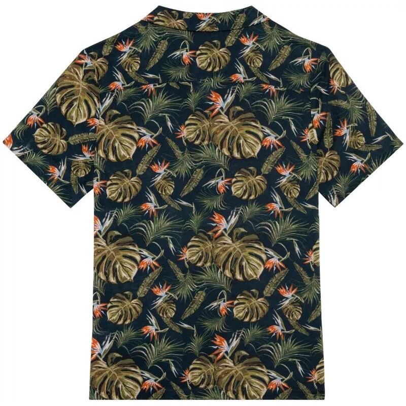 Chemise écoresponsable imprimé hawaïen homme 