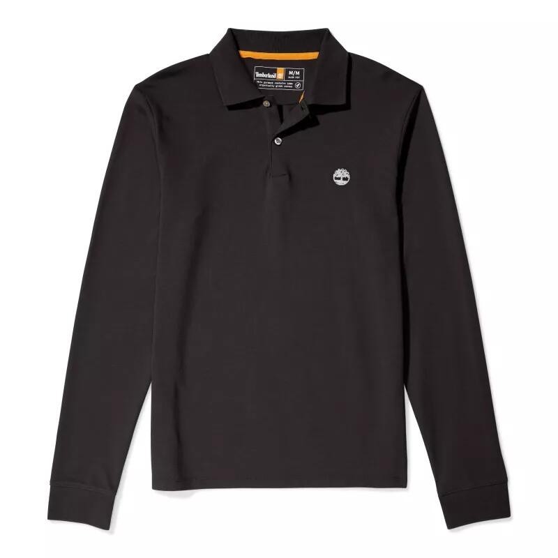 Polo LS piqué slim 