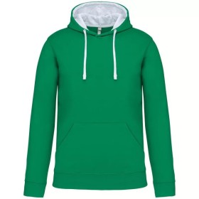 Sweat-Shirt Capuche Contrastée Homme 