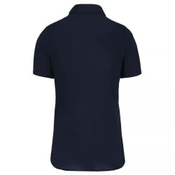 Chemise Popeline Manches Courtes Femme 
