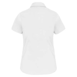 Chemise Coton / Élasthanne Manches Courtes Femme 