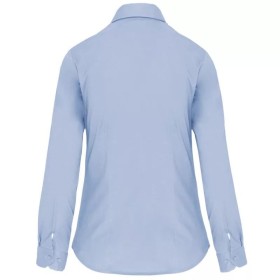 Chemise Coton / Élasthanne Manches Longues Femme