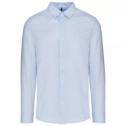 Chemise Popeline Manches Longues Homme 