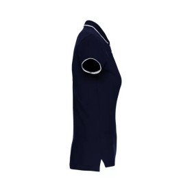 Polo Maille Piquée Manches Courtes Femme 