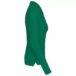 Polo Piqué Manches Longues Femme 