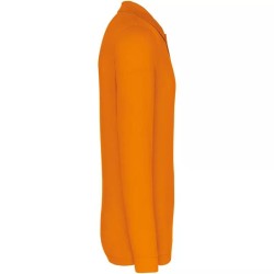 Polo Piqué Manches Longues Homme 
