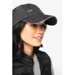 Casquette écoresponsable effet déchiré unisexe 