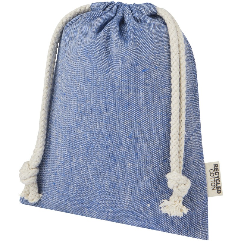 Petit sac cadeau Pheebs en coton recyclé GRS 150 g/m² de 0,5 L 