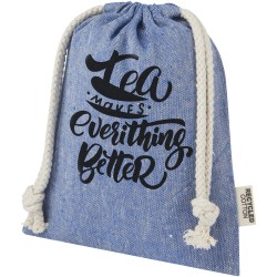 Petit sac cadeau Pheebs en coton recyclé GRS 150 g/m² de 0,5 L 