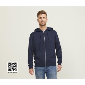 Sweat à capuche zippé unisexe