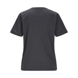 Tee-shirt en coton organique femmeCouleur:ASPHALT GREY