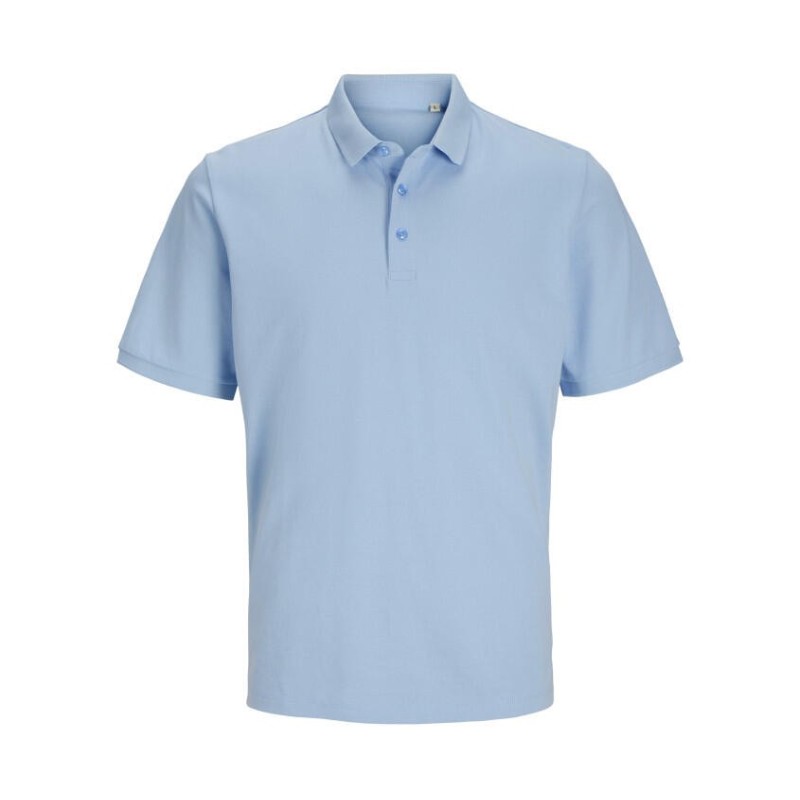Polo unisexe en coton organiqueCouleur:SKYWAY BLUE