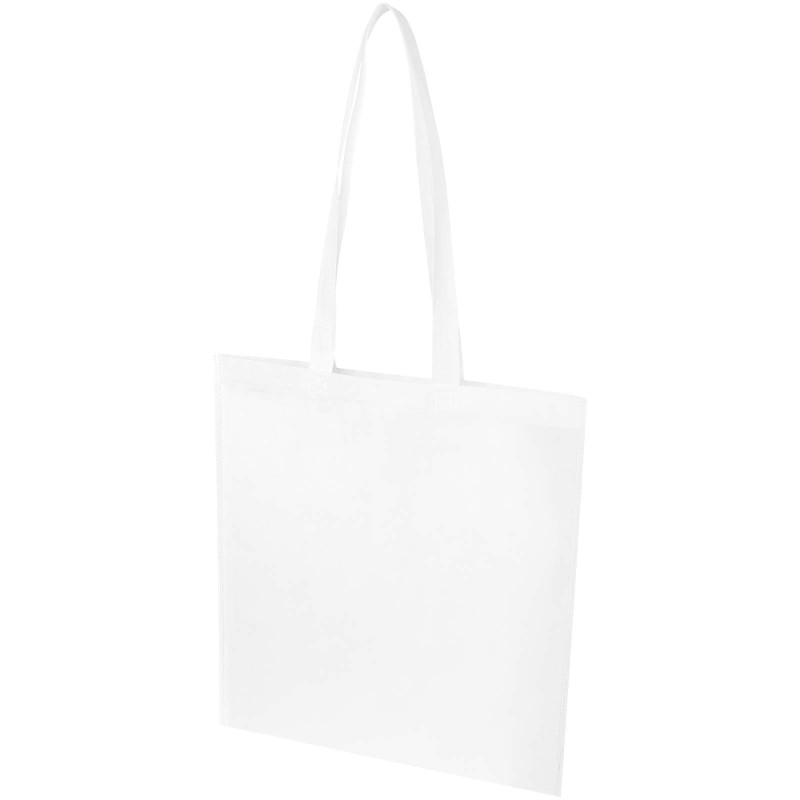 Sac shopping convention EcoSeal de 6 L non tissé en matériaux recyclés certifiés GRSCouleur:Blanc