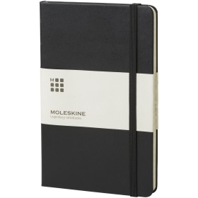 Carnet Classic M à couverture rigide - régléCouleur:Noir