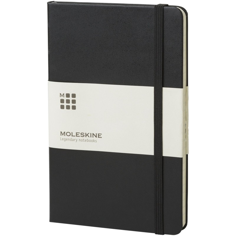 Carnet Classic M à couverture rigide - régléCouleur:Noir