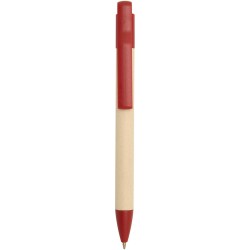 Stylo bille Liliana en papier de canne à sucre (encre bleue)Couleur:Brick