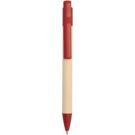 Stylo bille Liliana en papier de canne à sucre (encre bleue)Couleur:Brick